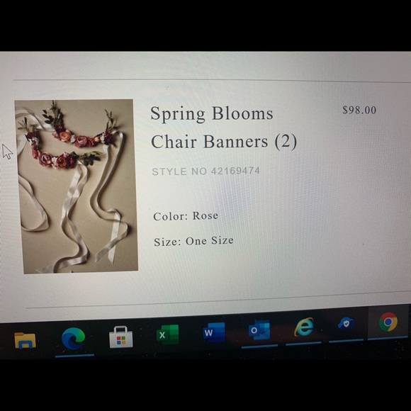 Spring bloom chair hangers - Picture 4 of 4